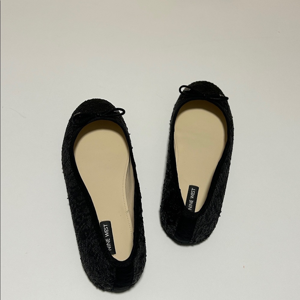 Nine West Black Flats